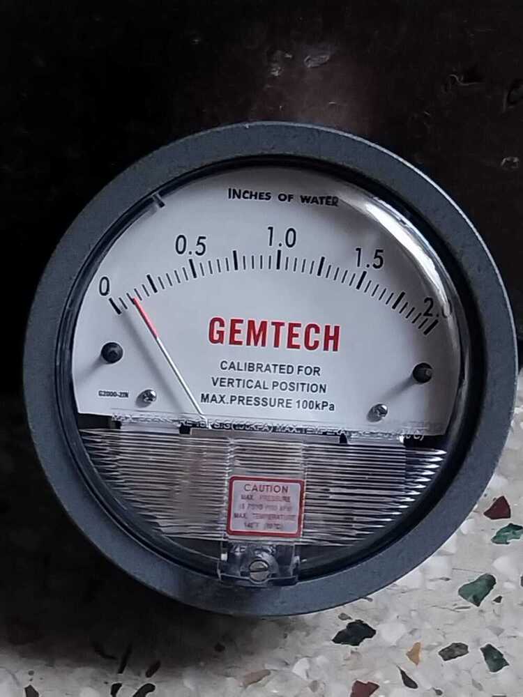 Gemtech Differential Pressure Gauge In Riico Prahladpura Industrial Area Jaipur