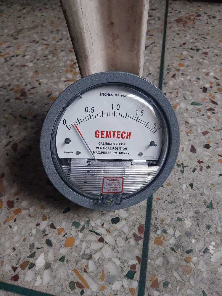 Gemtech Differential Pressure Gauge In Riico Prahladpura Industrial Area Jaipur