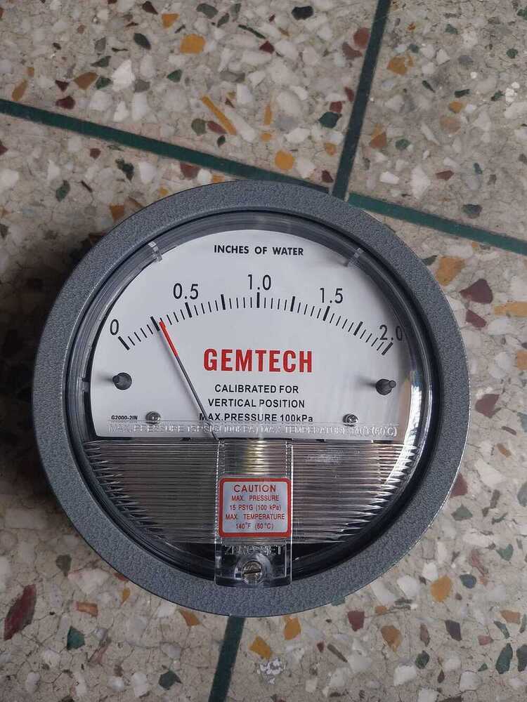 Gemtech Differential Pressure Gauge In Riico Prahladpura Industrial Area Jaipur