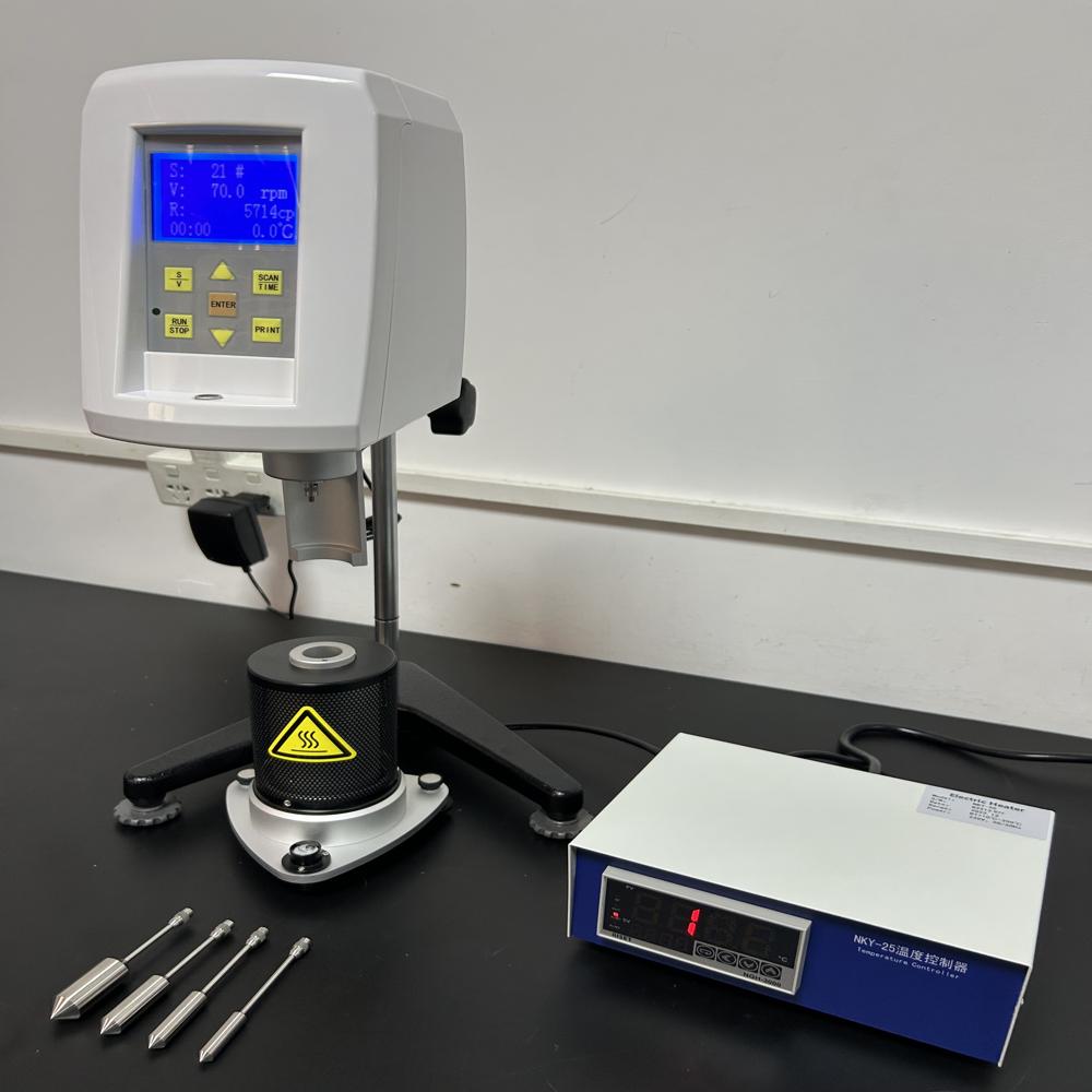 Hb-ssr-h Automatic High Temperature Viscometer - Electric Power Supply , High Precision Measurement With Lcd Display And Automatic Scanning Function