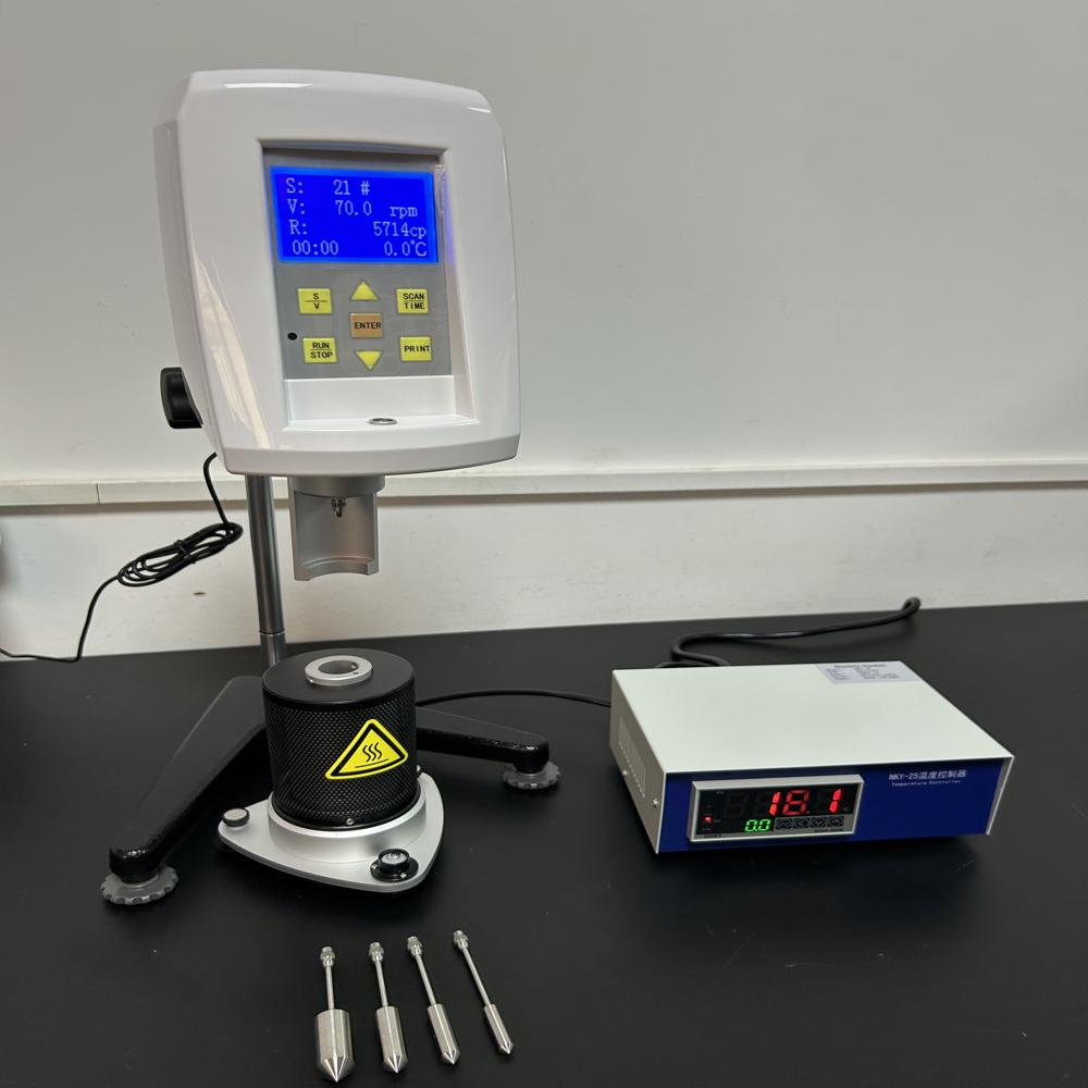 Hb-ssr-h Automatic High Temperature Viscometer - Electric Power Supply , High Precision Measurement With Lcd Display And Automatic Scanning Function