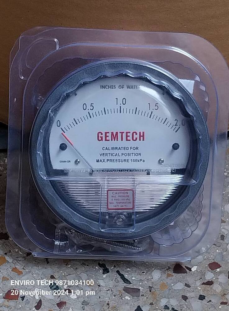 Pharmaceutical Gemtech Mack Differential Pressure Gauge For Ernakulam Kerala
