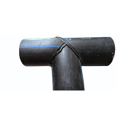 63Mm Hdpe Pipe Fabricated Tee - Color: Black