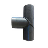 110mm Buttweld Tee - Color: Black