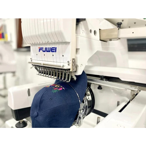 Fuwei Machine Fuwei Cap Embroidery Machine at Best Price in Surat | Unik Embroidery