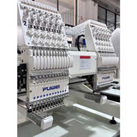 Fuwei Two Head Embroidery Machine 500-1000 Beads With Sequence And Cording