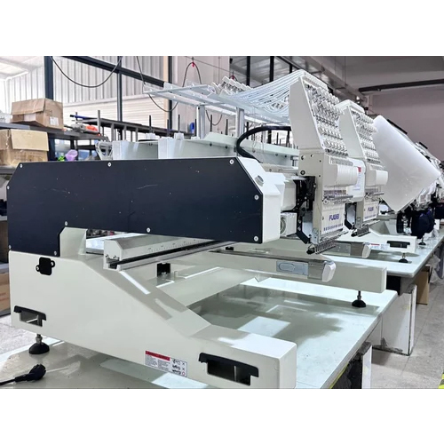 Fuwei Two Head Embroidery Machine 500-1000 Beads With Sequence And Cording