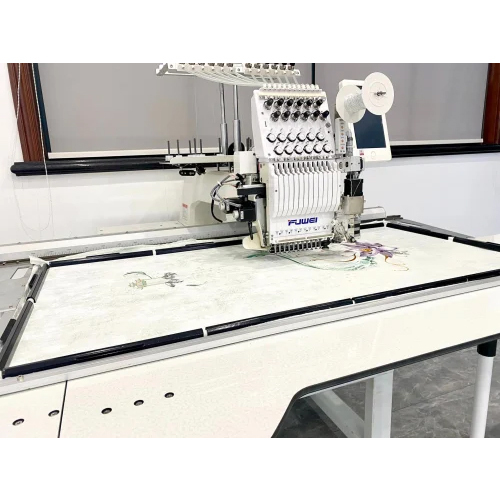 Fuwei Flat Embroidery Machine With Six Sequance And Double Bead - Advantage: High Speed