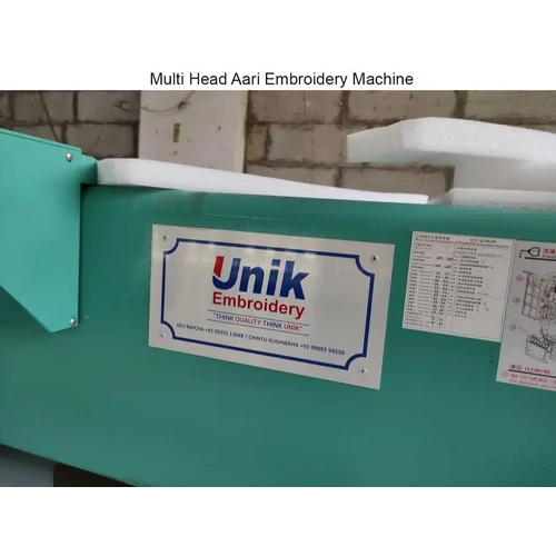 Multi Head Aari Embroidery Machine - Advantage: High Speed