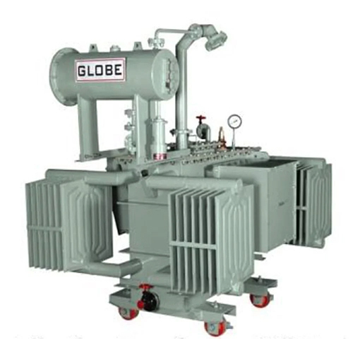 Oil Cooled Distribution Transformer - Copper Winding, 3-Phase, 2MVA, 11kV/433V | 50Hz Frequency, Mild Steel Material, Industrial Usage