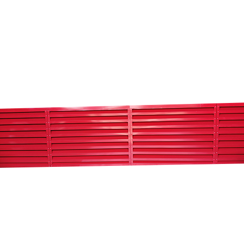 Ppgi Louvers - Color: Red