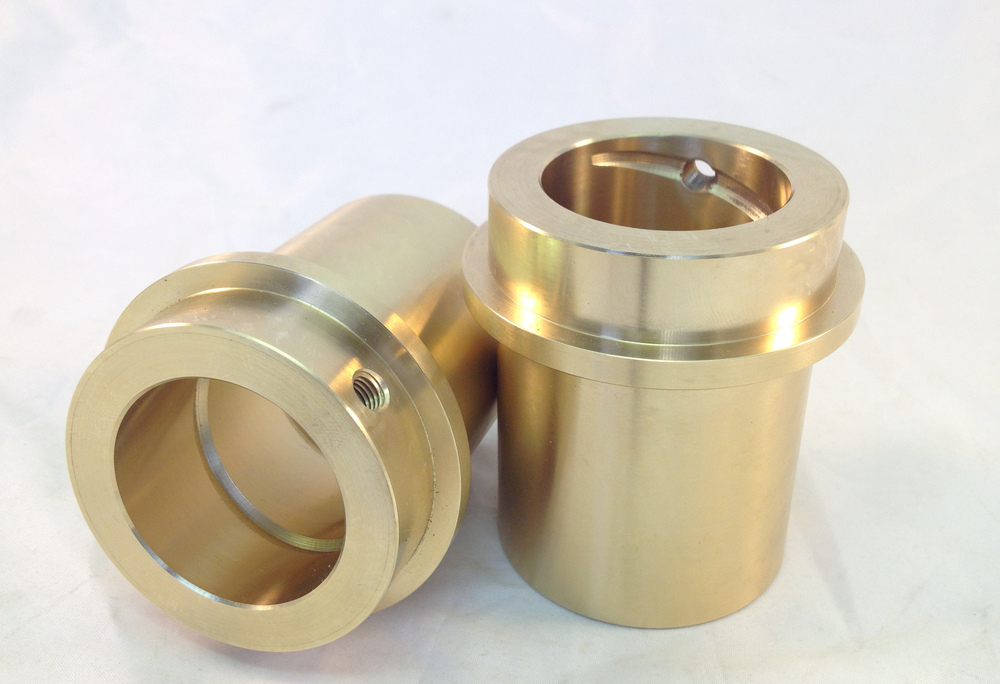 Aluminium Bronze Bushes - 4 Inch Diameter, Polished Golden Finish | Round Shape, Ideal for Impellers or Bushes, Free from Porosity