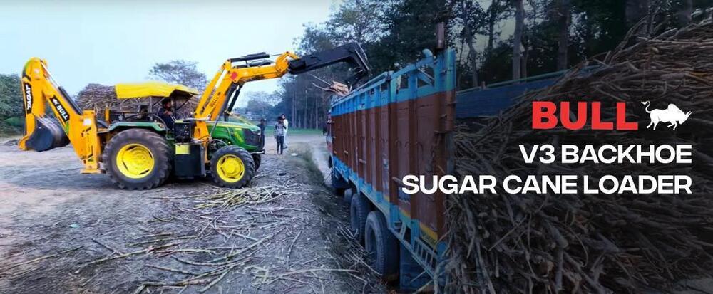 Backhoe sugar can Loader