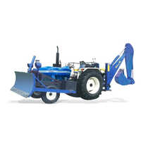 Backhoe Dozer - Color: Blue