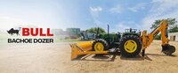 Bull Backhoe Dozer - Color: Blue