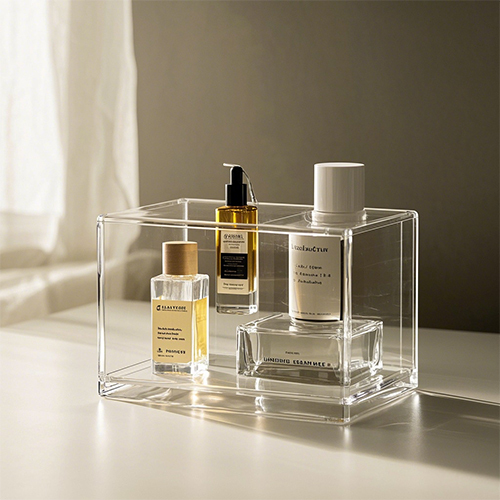 High Quality Acrylic Storage Shelf - Color: Transparent