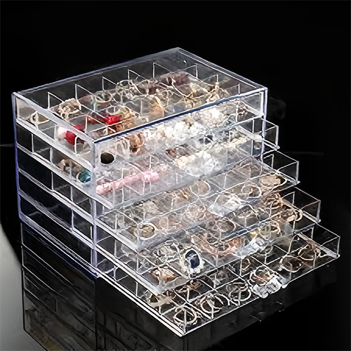 High Quality Acrylic Storage Shelf - Color: Transparent