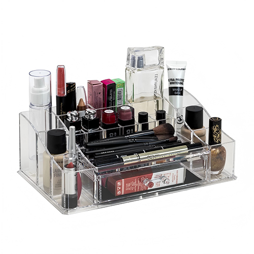 High Quality Acrylic Storage Shelf - Color: Transparent