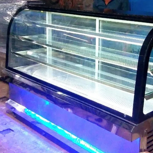 SS Bend Glass Counter
