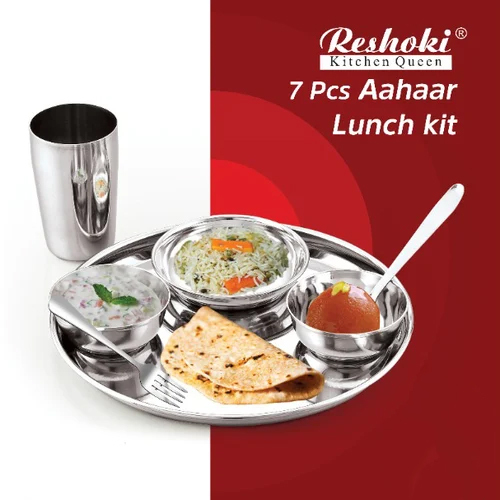 7 Pcs Aahaar Lunch Kit