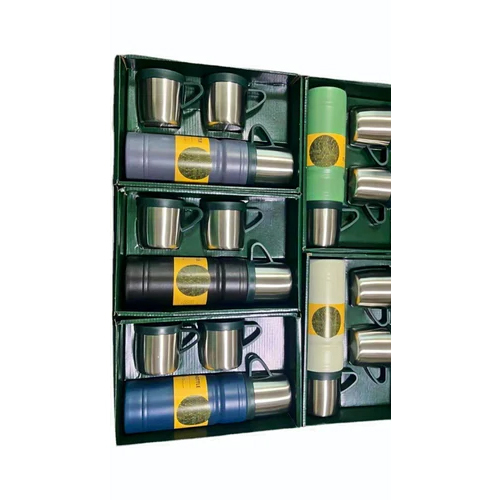 500ml Stainless Steel Thermo Flask and Cup Set