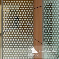 3mm, 4mm, 5mm, 6mm Building Interior Decorative Screen Printing Glass