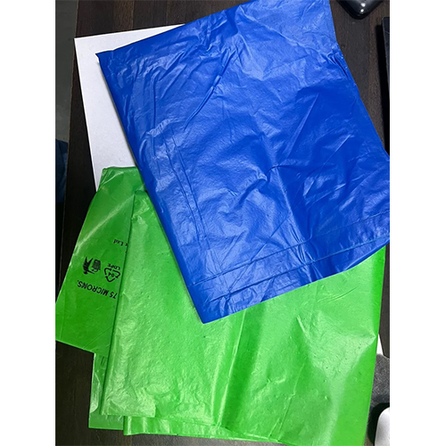 Disposable Ldpe Garbage Bag - Color: Blue