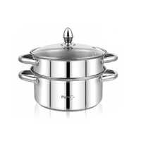 2 Tier Elantra Steamer Pot - Material: Steel