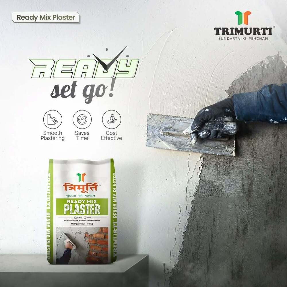 Trimurti 30 Kg Ready Mix Plaster White