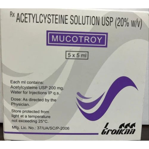 Mucotroy Acetylcysteine Solution Usp By United Medicare