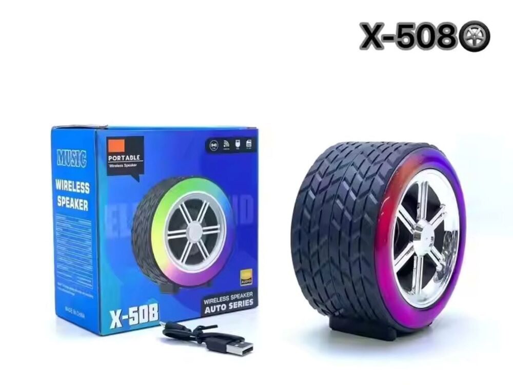 X-508 Rgb Portable Bluetooth Speaker - Color: Black