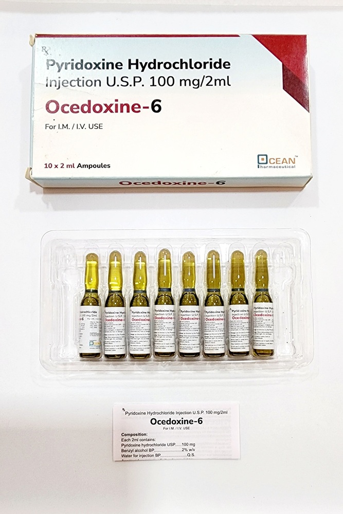 Pyridoxine Hydrochloride Injection 100mg/2ml