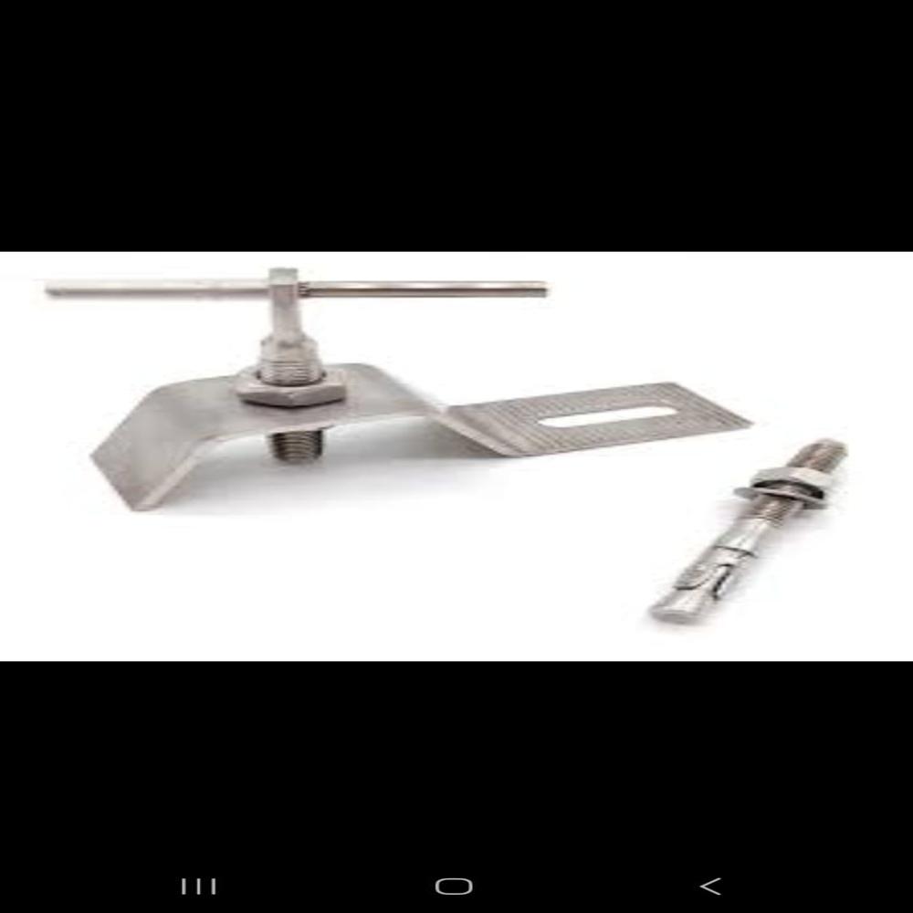 Stainless Steel Stone Cladding Clamp - Color: Silver