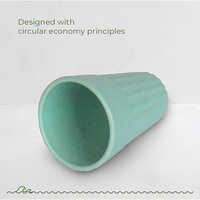 Ocean Wave-Pastel Green Husk Chai Cup