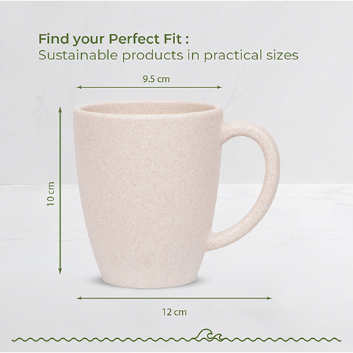 300 ML Marine Mist-Off White Vintage Brew Cup
