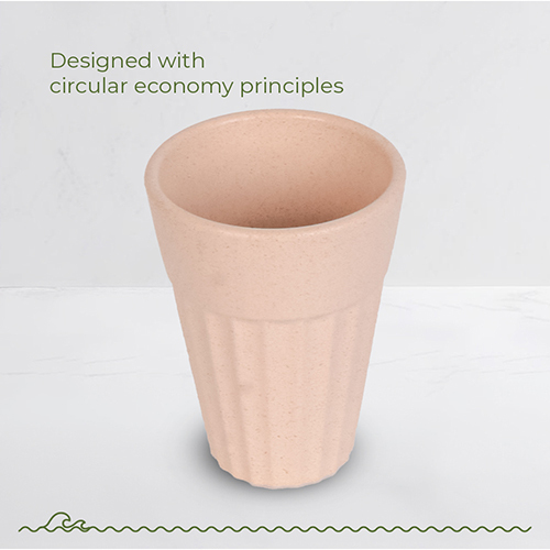 Sea Star-Pastel Peach Husk Chai Cup