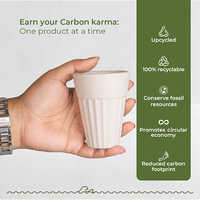 Marine Mist-Off White Husk Chai Cup