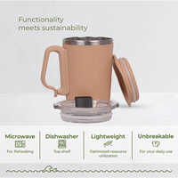 Sea Star-Pastel Peach Lido Sipper With Handle