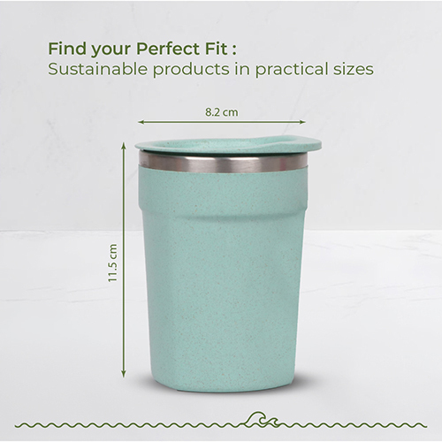 Ocean Wave-Pastel Green Terra Sipper