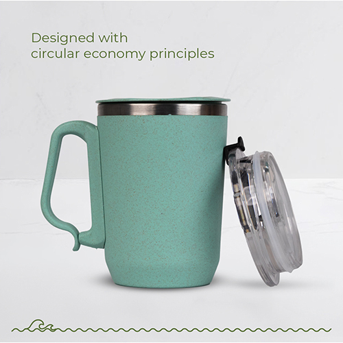 Ocean Wave-Pastel Green Lido Sipper With Handle