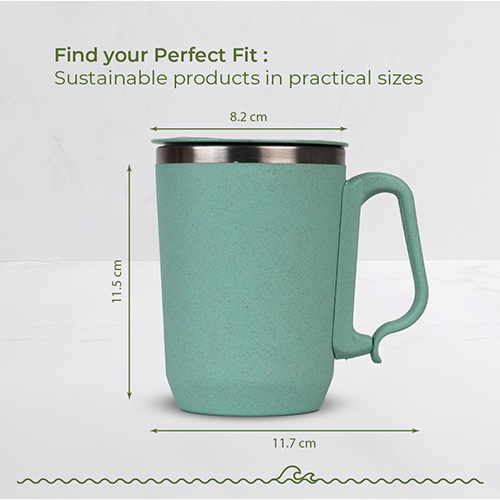 Ocean Wave-Pastel Green Lido Sipper With Handle