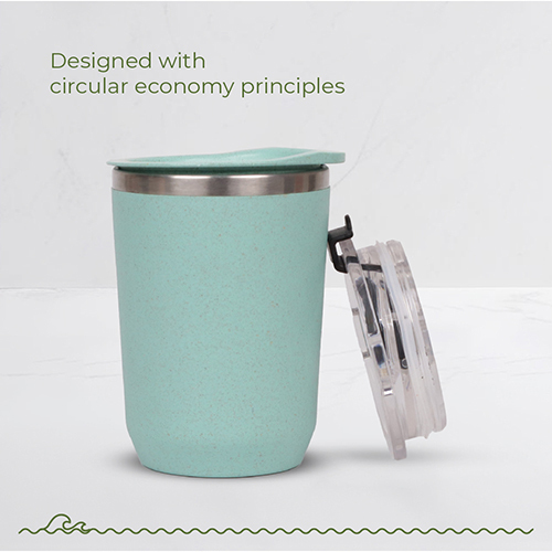 Ocean Wave-Pastel Green Lido Sipper