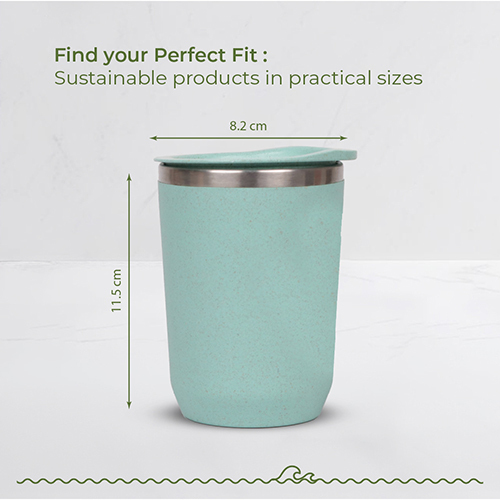 Ocean Wave-Pastel Green Lido Sipper
