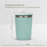 Ocean Wave-Pastel Green Lido Sipper