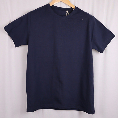 Dark Blue Round Neck T-Shirt