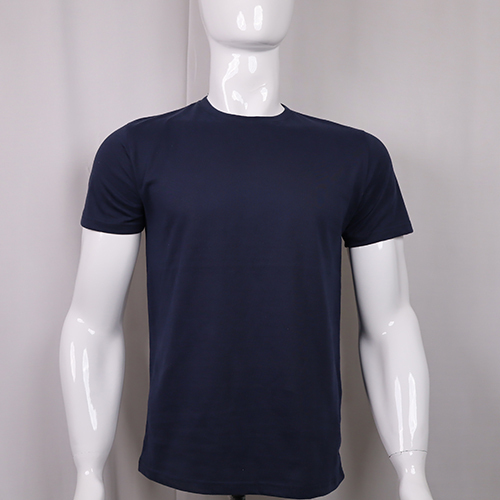 Dark Blue Round Neck T-Shirt