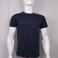 Dark Blue Round Neck T-Shirt