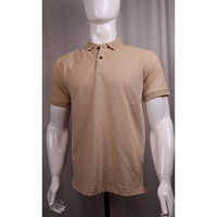 Skin Colour Collar T-Shirt
