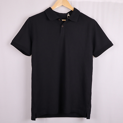 Midnight Black Collar T-Shirt
