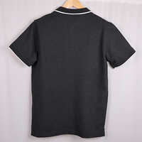 Charcoal Black Collar T-Shirt